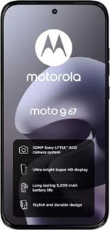 Motorola Moto G67 5G Dual SIM 256GB 4GB RAM Pantone Arctic Seal Grey